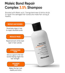 Minimalist Maleic Bond Repair Complex 3.5% Repair Shampoo