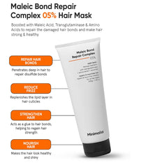 Minimalist Maleic Bond Repair Complex 05% Haarmaske