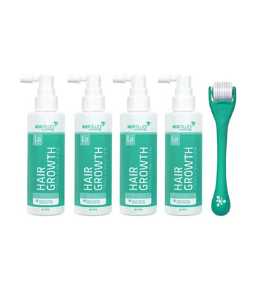 4x Neofollics Lotion + kostenlose Scalp Roller