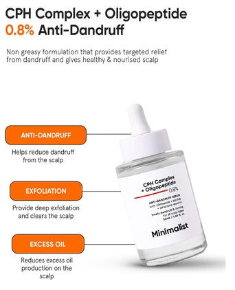 Minimalist CPH Complex + Oligopeptide 0.8% Anti-Schuppen Kopfhaut Serum