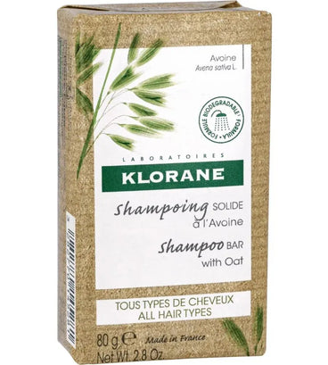 Klorane Shampoo Bar Hafer - normales Haar (80 gr)