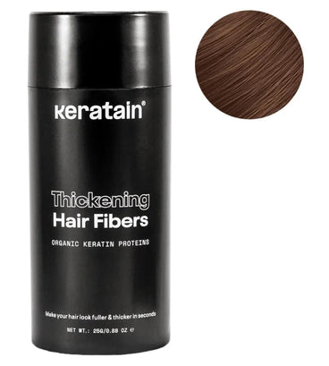 Keratain Streuhaar - Mittlelbraun (25 gr)