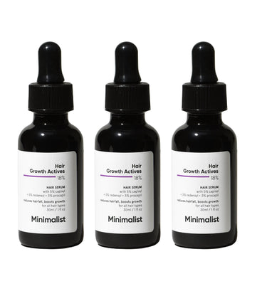 Minimalist Hair Density Serum 18% Haarausfall Serum (3-Pack)