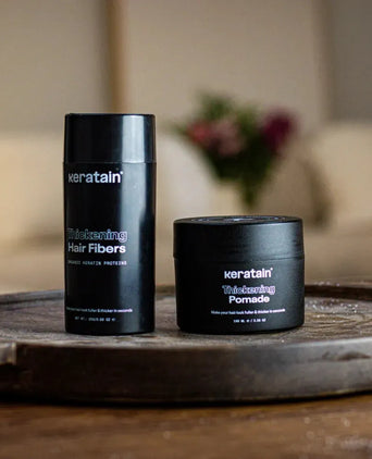 3x Keratain Streuhaar + gratis Keratain Pomade