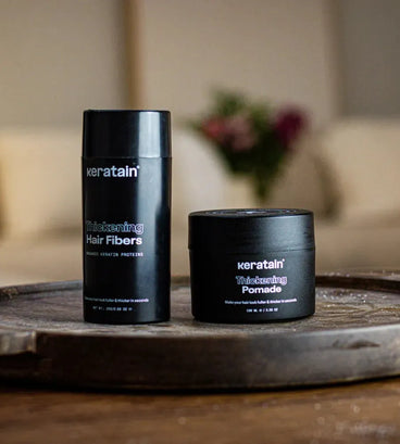 3x Keratain Streuhaar + gratis Keratain Pomade