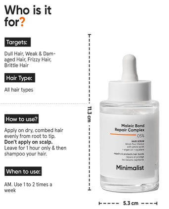 Minimalist Maleic Bond Repair Complex 05% Ceramid Serum