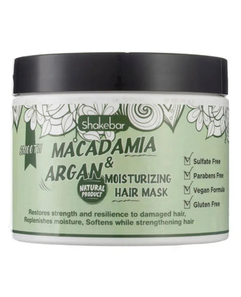 Shakebar Macadamia & Arganöl Moisturizing Haarmaske